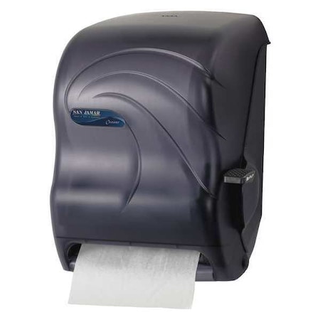 Partners Brand Kimberly-Clark Hands-Free 8" Roll Towel Dispenser, 16" x 13" x 10", Black, 1/Case TTD122