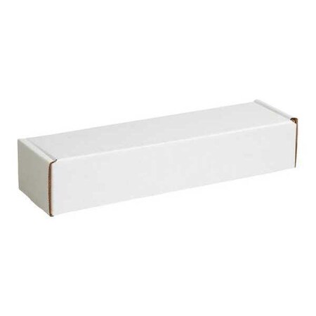 Zoro Select M743 Literature Mailer - 7x4x3in, Corrugated White, Reinforced, US Made