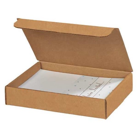 Partners Brand Literature Mailers, 9" x 6 1/2" x 1 3/4", Kraft, 50/Bundle ML961K