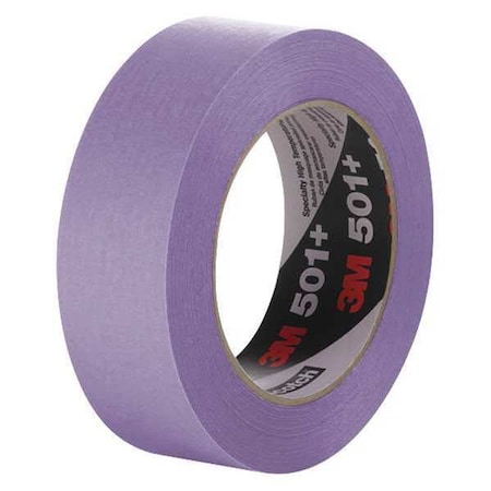 3M Masking Tape, 1x60 yd., Purple, PK12, 1" W x 60 yds. L, Purple, 12 PK T93550112PK