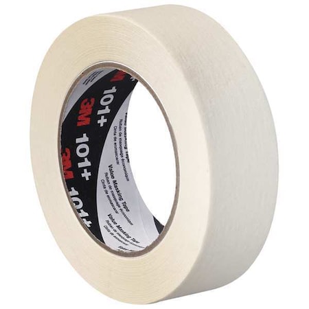 3M Masking Tape, 1 1/2x60 yd., Tan, PK12, 1 1/2" W x 60 yds L, Tan, 12 PK T93610112PK