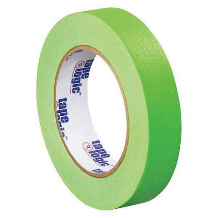 Tape Logic Masking Tape, 1x60 yd., PK36, 1" W x 60 yds L, Light Green, 36 PK T935003A