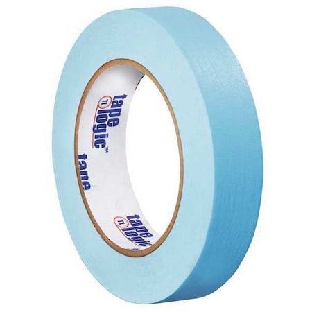 Tape Logic Masking Tape, 1x60 yd., Blue, PK36, 1" W x 60 yds L, Light Blue, 36 PK T935003H