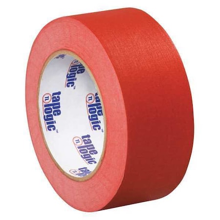 Tape Logic Masking Tape, 2x60 yd., Red, PK24, 2" W x 60 yds L, Red, 24 PK T937003R
