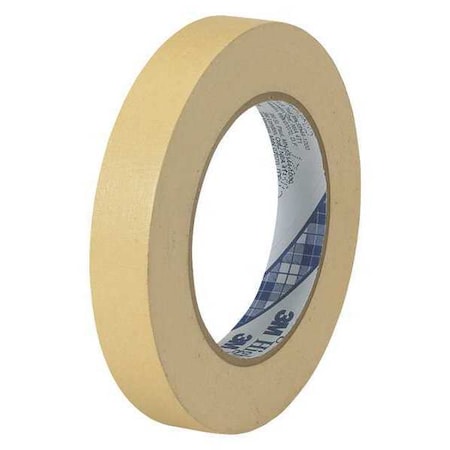 3M Masking Tape, 3/4x60 yd., Natural, PK12, 3/4" W x 60 yds L, Natural, 12 PK T934230712PK