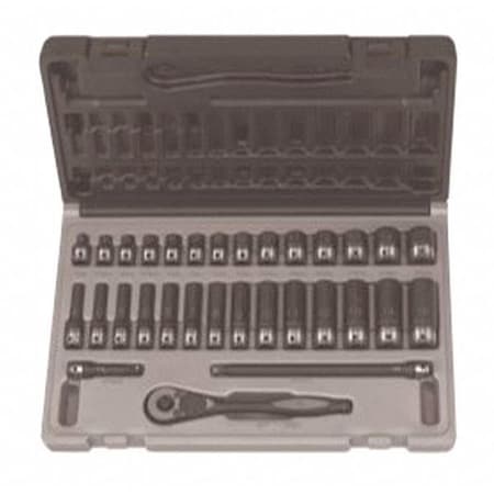 Grey Pneumatic 1/4" Drive, 5/16" SAE Socket, 12 Points 89110D