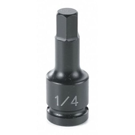 Grey Pneumatic 1/4" Drive, 3mm Metric Socket, 6 Points 9903M
