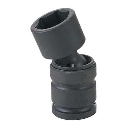 Grey Pneumatic 3/4" Drive, 1-1/4" Size, SAE Socket, 6 Points, Universal Impact, 1-1/4"3/4"D 3040U