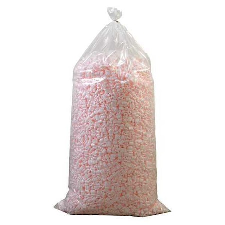 Partners Brand Loose Fill, Anti-Static, 7 Cubic Feet, Pink, 1 Each 7NUTSAS
