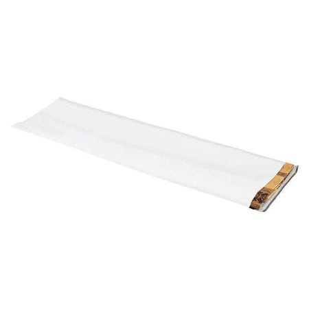 Partners Brand Long Poly Mailers, 9 1/2" x 45", White, PK50 LPM945