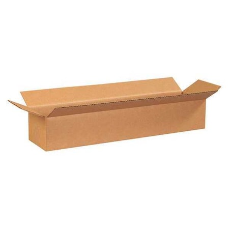 Partners Brand Long Corrugated Boxes, 24" x 6" x 4", Kraft, 25/Bundle 2464