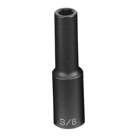 Grey Pneumatic 1/2" Drive, 3/8 Size, SAE Socket, 6 Points 2012D