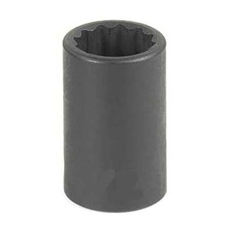 Grey Pneumatic 3/8" Drive Impact Socket Chrome plated, 5/8", 3/8"D, 12pt., Black 1120R