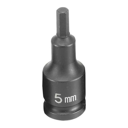 Grey Pneumatic SOC 5MM 3/8D IMP HEX MALE 1905M