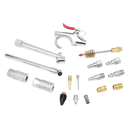Performance Tool Air Accessory Kit, 17 Pc M611