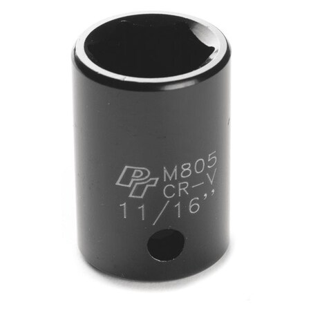 Performance Tool Impact Socket, 1/2" D, 6pt., 11/16" M805