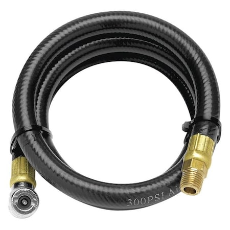 Performance Tool 4 ft Air Hose w/Tire Chuck W10057