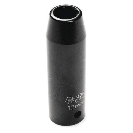 Performance Tool Deep Impact Socket, 1/2" D, 12mm M862