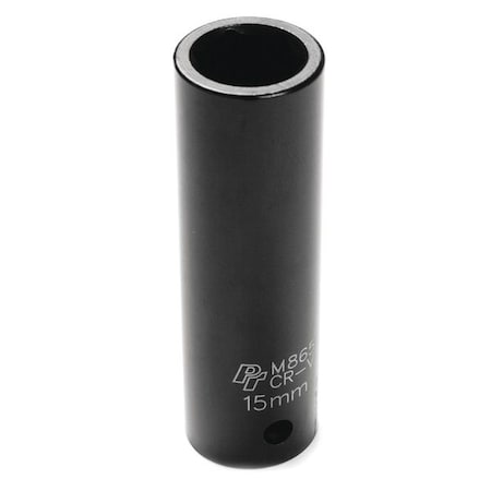 Performance Tool Deep Impact Socket, 1/2" D, 15mm M865