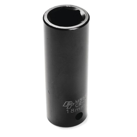 Performance Tool Deep Impact Socket, 1/2" D, 18mm M868