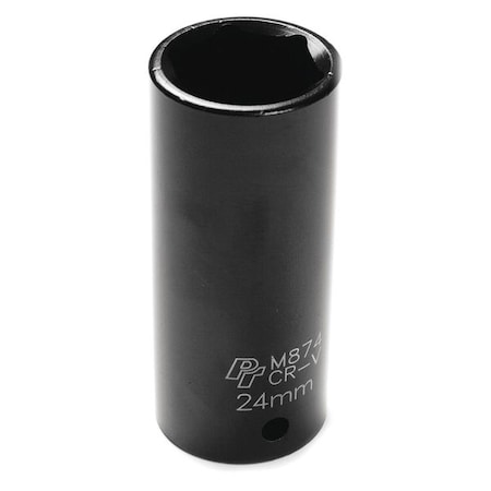 Performance Tool Deep Impact Socket, 1/2" D, 24mm M874