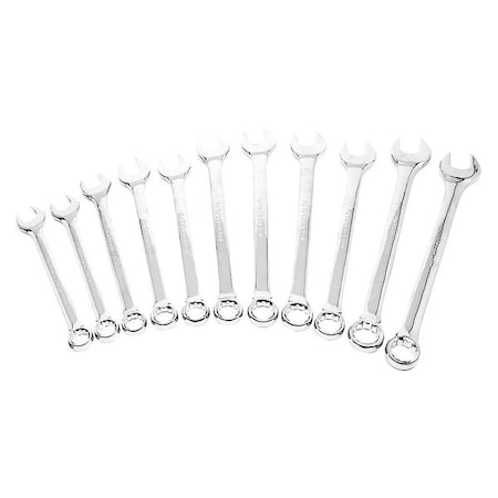 Performance Tool Full Polish Wrench Set, Metric, 11 Pc W1062