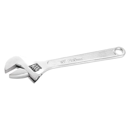 Performance Tool Adjustable Wrench, 10", Finish: polished W10C