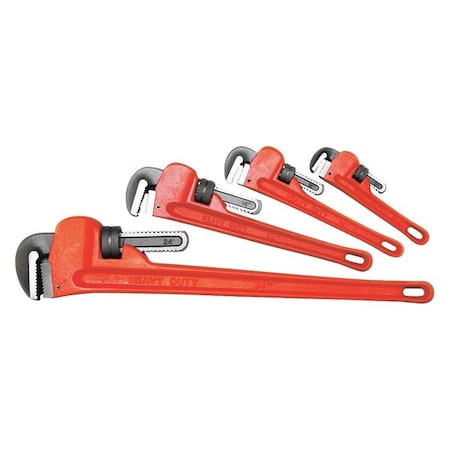 Performance Tool Pipe Wrench Set, 4pcs W1136