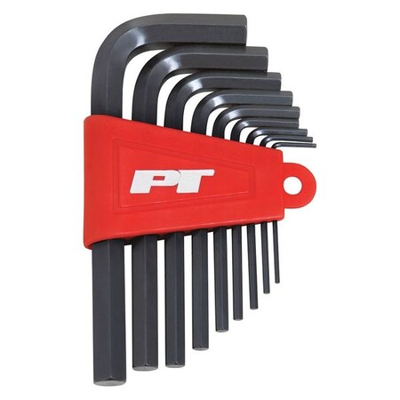 Performance Tool 9 Piece Metric L-Shape Hex Key Set, W1392 W1392