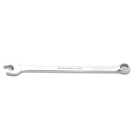 Performance Tool Full Polish Extended Combo Wrench, 12mm W30112