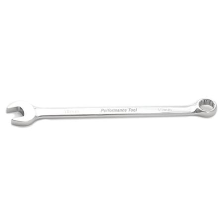 Performance Tool Full Polish Extended Combo Wrench, 16mm W30116