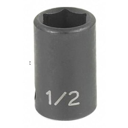 Grey Pneumatic 3/8" Drive, 20mm Size, Metric Socket, 6 Points, 20mm, 3/8D Impact, 6pt. 1020M