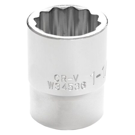 Performance Tool 3/4" Drive, 1-1/8" SAE Socket, 12 Points W34536