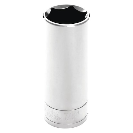 Performance Tool 1/2" Drive, 7/8" SAE Socket, 6 Points W32328