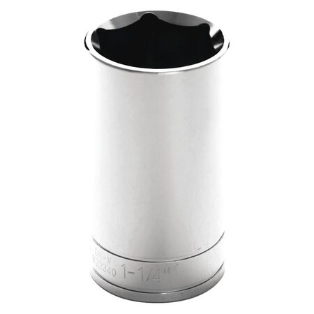 Performance Tool 1/2" Drive, 1-1/4" SAE Socket, 6 Points W32340