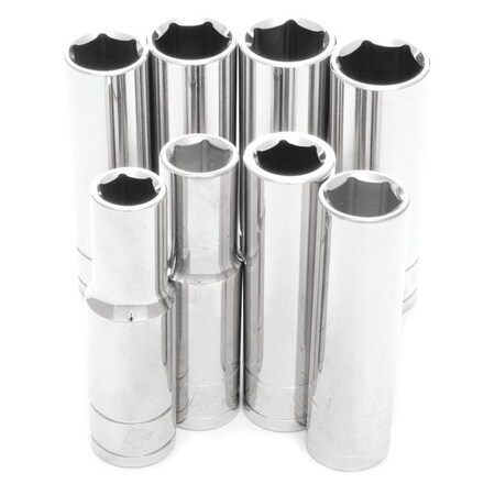 Performance Tool 1/2" Drive Deep Socket Set, 8 pcs W32400