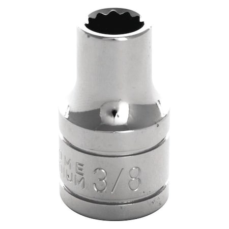 Performance Tool 1/2" Drive, 3/8" SAE Socket, 12 Points W32512