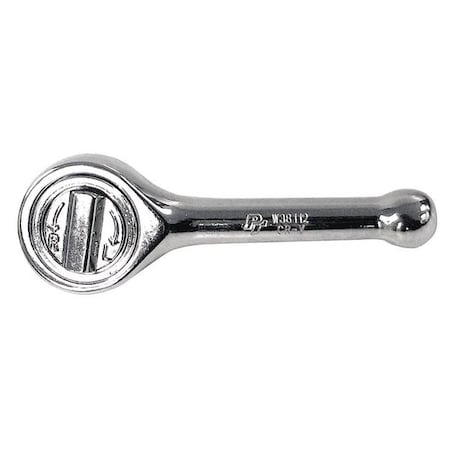 Performance Tool Round Head Stubby Ratchet, 3/8" D W38112
