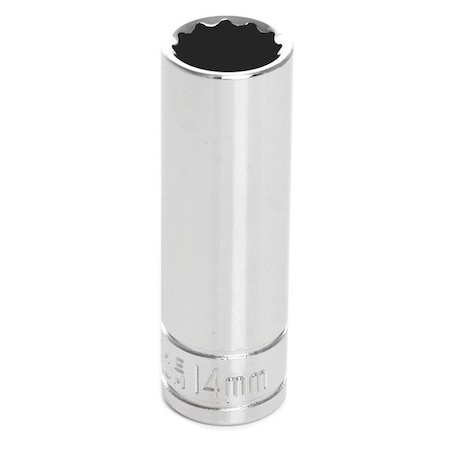 Performance Tool 3/8" Drive, 14mm Metric Socket, 12 Points W38714
