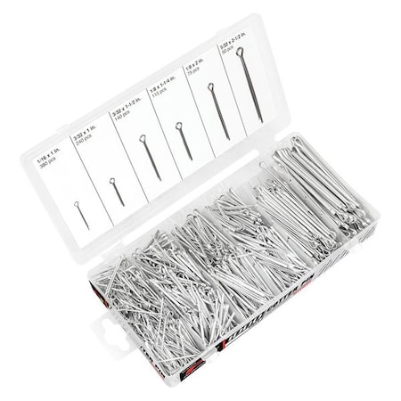 Performance Tool Cotter Pin Hardware Kit, 1000 Pc W5204