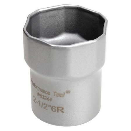 Performance Tool 1/2" Drive, 2-1/2" Rounded Lock Nut Socket W83244