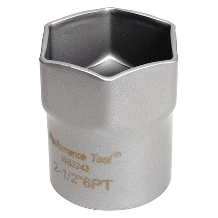 Performance Tool 1/2" Drive, 2-1/2" Hex Lock Nut Socket W83243
