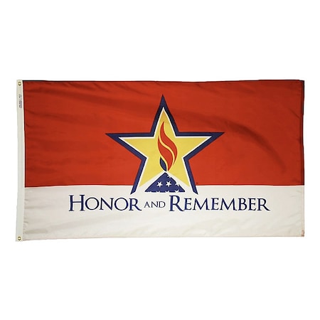 Annin Flagmakers Honor and Remember Flag, 2ft.x3ft 1958