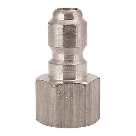 Foster Straight-Thru SS303 Plug, 1/8" FPT 12FPS