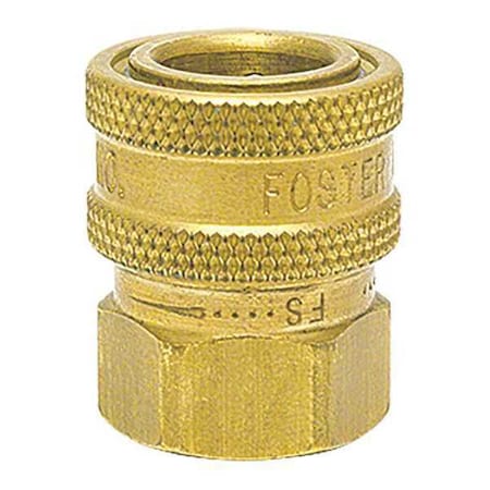 Foster Straight-Thru Brass Socket, 1/8" FPT 12FS