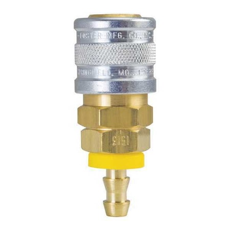 Breco Socket, Interchange, PushLock, 1/4" D364