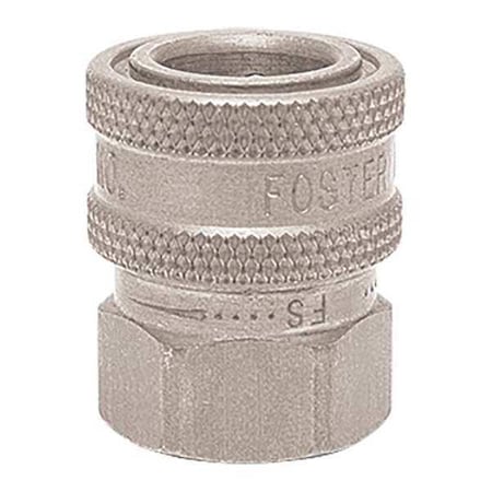 Foster Straight-Thru SS303 Socket, 1/8" FPT 12FSS
