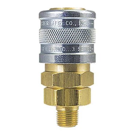 Foster Manual Socket, 1/4"MPT, Brass/Steel 3103