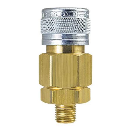 Foster Socket, 1/2"x1/2" MPT, Brass/Steel 5305