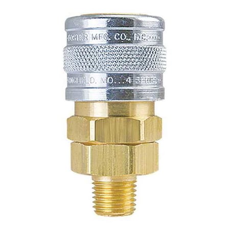Foster Manual Socket, 1/2" MPT, Brass/Steel 4504